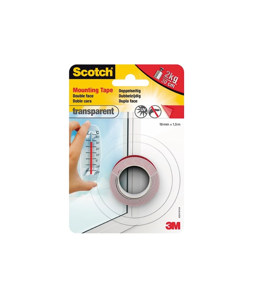 CINTA D.CARA SCOTCH 40041915A 1,5MX19MM