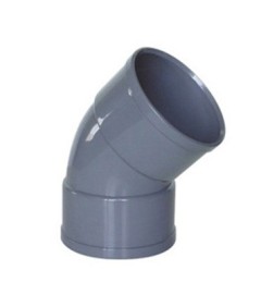 CODO HH 40-45º PVC ADEQUA 1001460