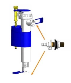 GRIFO CISTERNA ALIMENTACION VH DUAL (inferior-lateral) T469 TECNOAGUA 50769