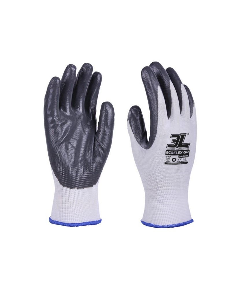 GUANTES ECOFLEX GR  SH349R  t.8  3L