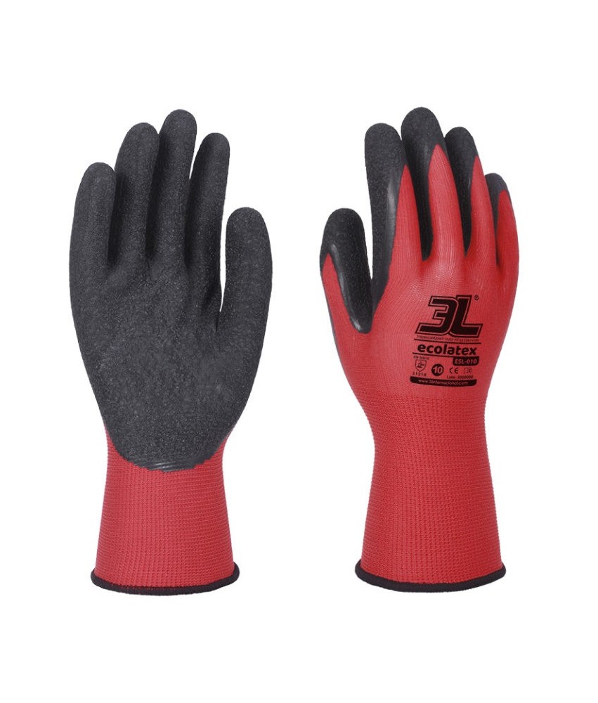 GUANTES  ECOLATEX ES-010  t.10  3L