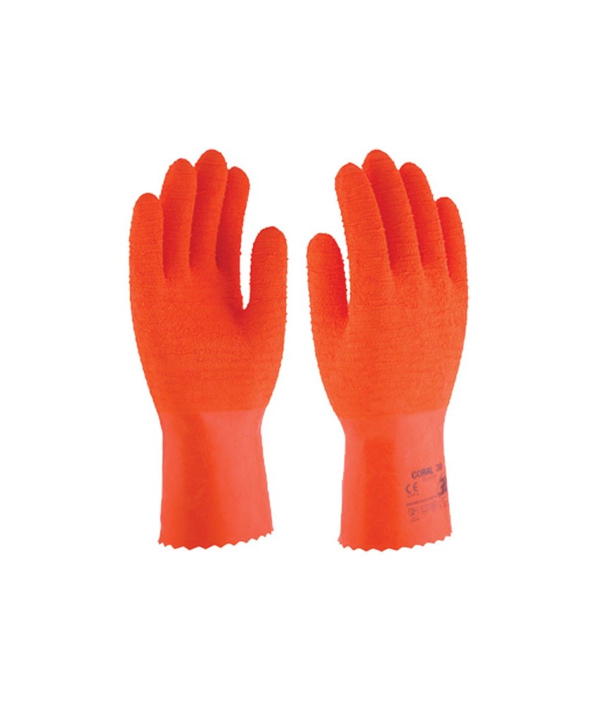 GUANTE LATEX NAT.ALGOD.CORAL30 SL430 T08