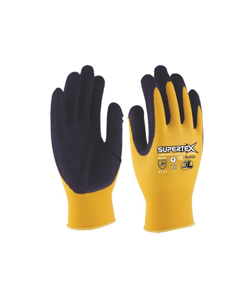 GUANTE LATEX NYLON SUPERTEX SL010 T07